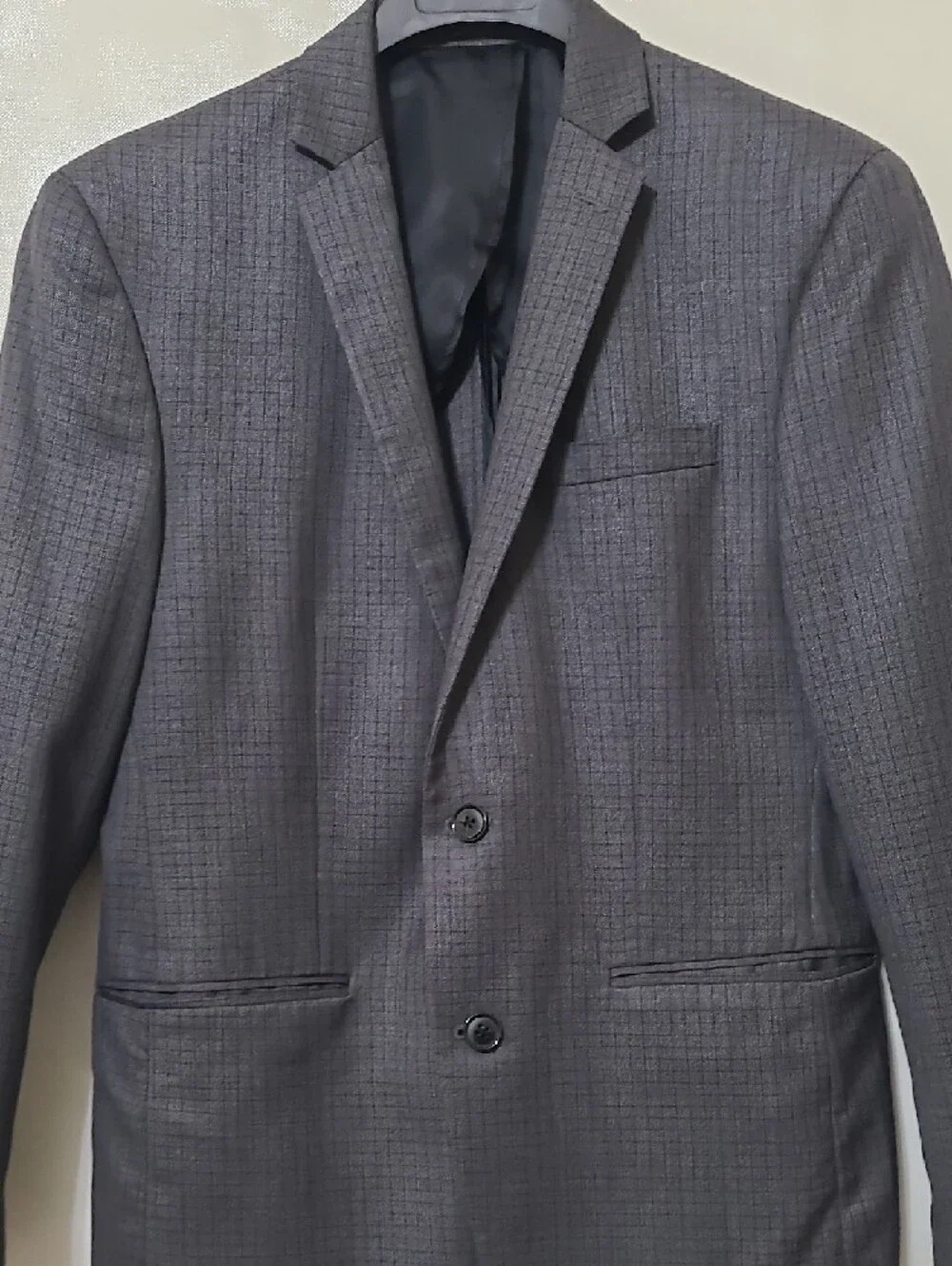 Bar‎ III Men's Slim Fit Grey Two-Button Sport Coat Blazer - Size 38S